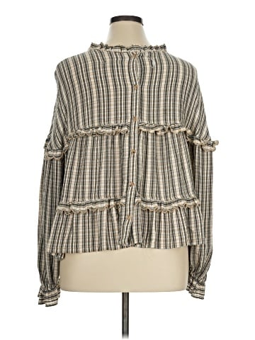 Pilcro Long Sleeve Blouse (view 2)