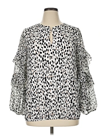 Perseption Concept 3/4 Sleeve Blouse (view 1)