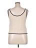 Flat White 100% Cotton Ivory Sweater Vest Size XL - photo 2