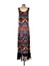 Cupio Print Black Casual Dress Size M (estimated) - photo 2