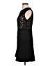 Sandro 100% Recycled Polyester Black Cocktail Dress Size Lg (3) - photo 5