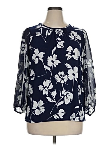 Kasper 3/4 Sleeve Blouse (view 1)