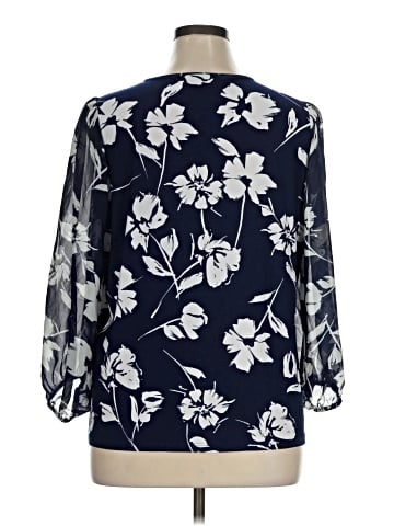 Kasper 3/4 Sleeve Blouse (view 2)