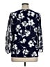 Kasper Blue 3/4 Sleeve Blouse Size 1X - photo 2
