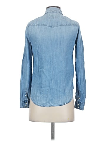 American Eagle Outfitters Long Sleeve Button-Down Shirt (view 2)