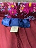 Blue Rain 100% Rayon Paisley Burgundy Shorts Size S - photo 3