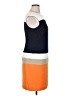 Sandra Darren Color Block Orange Casual Dress Size 16 - photo 4