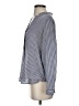Bebe Stripes Blue Long Sleeve Blouse Size S - photo 5