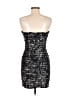 Ruby Rox Metallic Black Cocktail Dress Size L - photo 2
