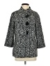 JM Collection Chevron-herringbone Black Coat Size S - photo 1