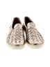 Ecco Metallic Silver Sneakers Size 7 - photo 2