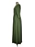 Unbranded Solid Green Casual Dress Size L - photo 5