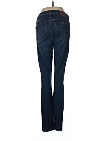 Madewell Tall 9" Mid-Rise Skinny Jeans in Hayes Wash: Button-Front Edition (view 2)