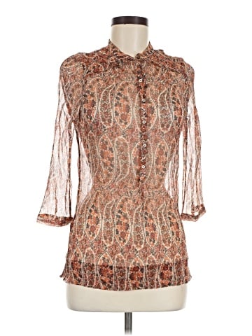 Massimo Dutti 3/4 Sleeve Blouse (view 1)