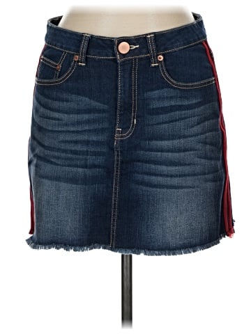 No Boundaries Denim Skirt (view 1)