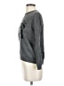 Topshop Graphic Gray Pullover Sweater Size 4 - photo 5