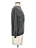 Topshop Graphic Gray Pullover Sweater Size 4 - photo 4