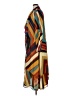 ASHRO 100% Polyester Brown Kimono Size 16 - photo 5