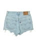 Levi's 100% Cotton Blue Denim Shorts Size 24 waist - photo 2