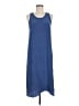 ATM 100% Silk Solid Blue Casual Dress Size M - photo 1