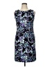 Connected Apparel Paisley Blue Cocktail Dress Size 14 - photo 1