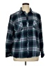 Natural Reflections Plaid Teal Long Sleeve Button-Down Shirt Size 1X - photo 1