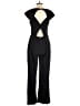 Crystal Sky Solid Black Jumpsuit Size L - photo 2