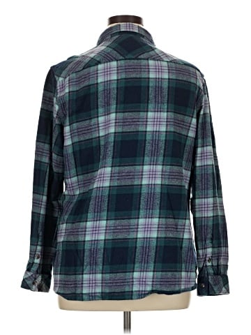 Natural Reflections Long Sleeve Button-Down Shirt (view 2)