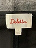 Deletta 100% Polyester Black 3/4 Sleeve Top Size M - photo 7