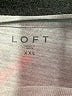 Ann Taylor LOFT 100% Cotton Silver Sweatshirt Size XXL - photo 7