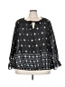 Cato 100% Polyester Black 3/4 Sleeve Blouse Size 22 - photo 1