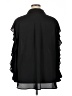 Investments Black 3/4 Sleeve Blouse Size XL - photo 2