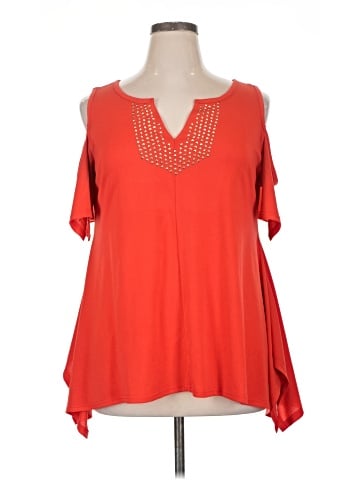 Belldini Short Sleeve Blouse (view 1)