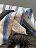 Ann Taylor Stripes Blue Sleeveless Button-Down Shirt Size M - photo 8