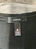 Aqua Solid Black Cocktail Dress Size M - photo 7