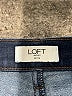 Ann Taylor LOFT Outlet Chevron-herringbone Blue Jeans Size 4 (petite) - photo 7
