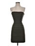 BCBGMAXAZRIA Solid Gray Cocktail Dress Size 2 - photo 1