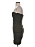 BCBGMAXAZRIA Solid Gray Cocktail Dress Size 2 - photo 5