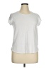 Max Studio White Short Sleeve T-Shirt Size XL - photo 1