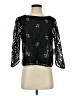 Zara Basic Black 3/4 Sleeve Blouse Size M - photo 1