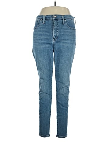Madewell 10" High-Rise Skinny Jeans in Woodridge Wash (view 1)