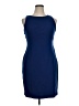 Worthington Solid Blue Cocktail Dress Size 16 Petite - photo 1