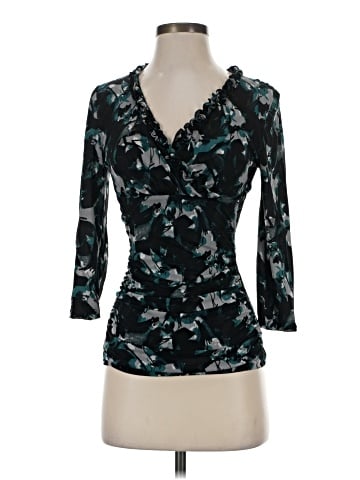 Classiques Entier 3/4 Sleeve Silk Top (view 1)