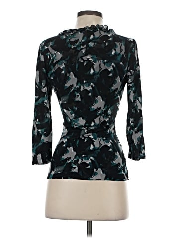 Classiques Entier 3/4 Sleeve Silk Top (view 2)