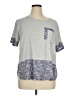 Moa Moa Tweed Gray Short Sleeve T-Shirt Size XL - photo 1