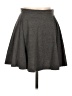Basics Solid Gray Casual Skirt Size L - photo 1