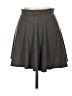 Basics Solid Gray Casual Skirt Size L - photo 2