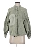 Zara 100% Cotton Green Jacket Size S - photo 1