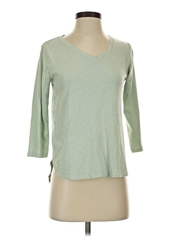 KIRKLAND Signature 3/4 Sleeve T-Shirt (view 1)