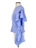 Lewit 100% Viscose Blue 3/4 Sleeve Blouse Size XS - photo 5